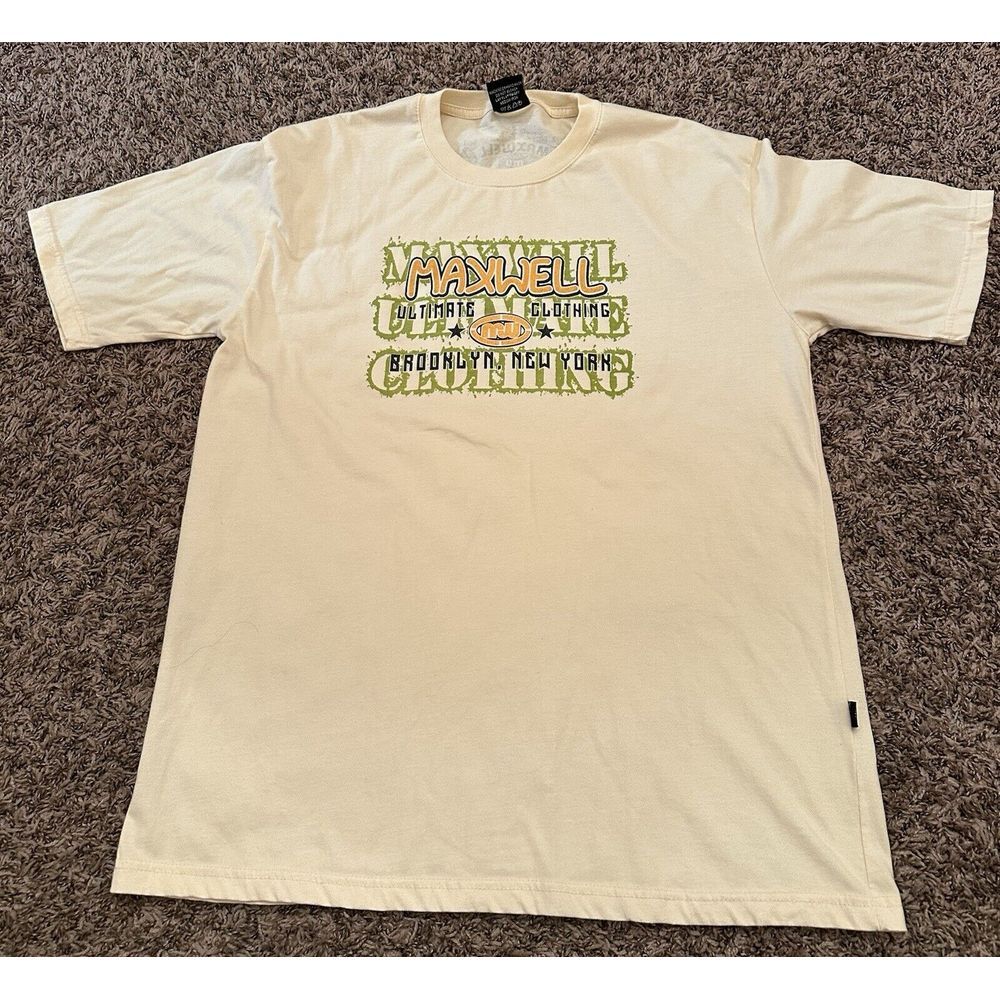 Rare Vintage Y2K Maxwell MW Ultimate Clothing Short Sleeve T-shirt Mens Size L